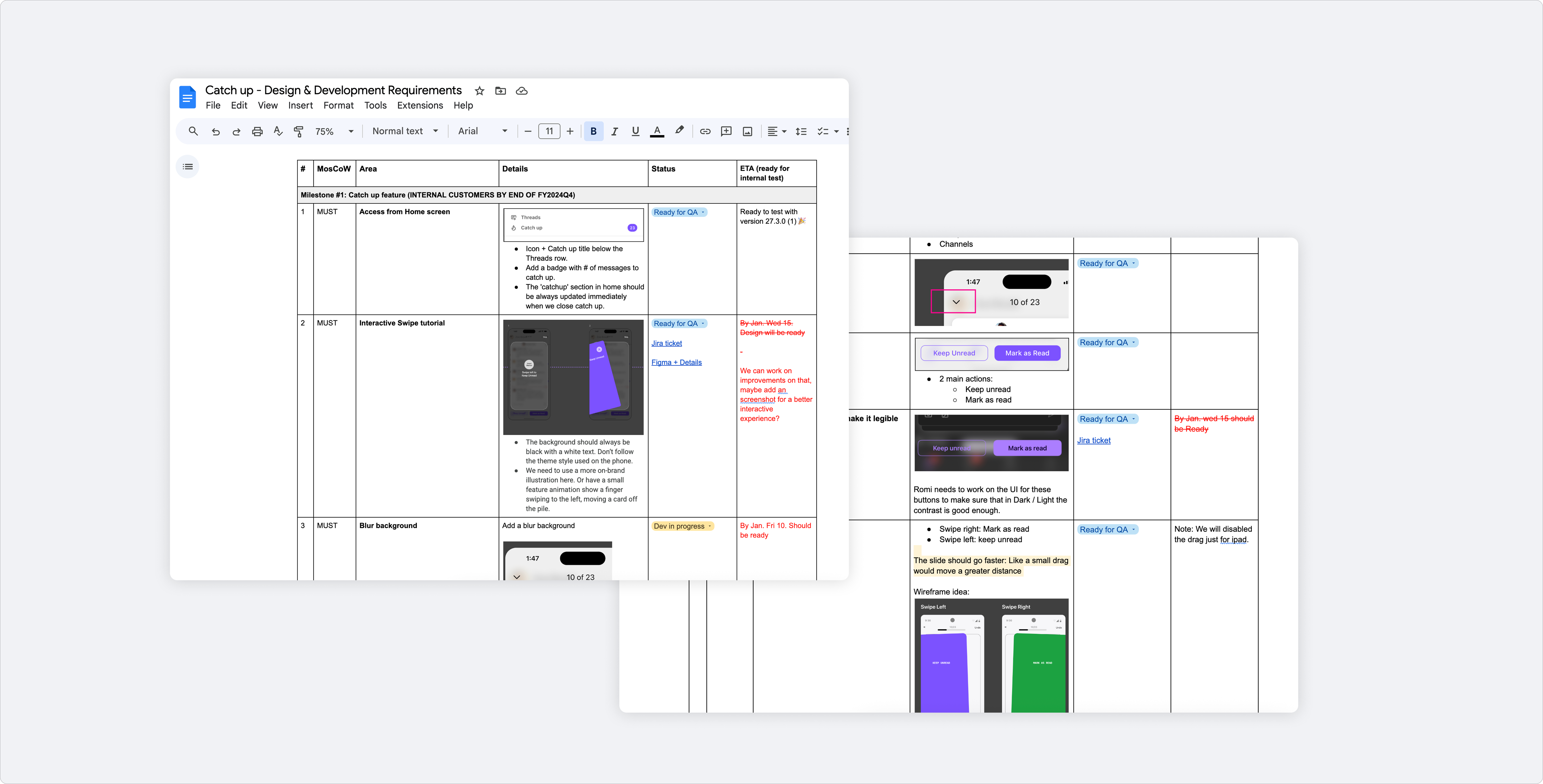Catch Up — alignment doc